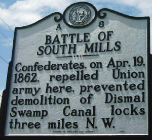 Battle of South Mills Historical Marker.jpg