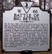Battle of Big Bethel Historical Marker.jpg