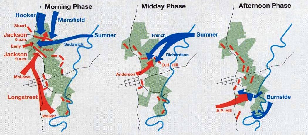 Battle of Antietam, Maryland, Battlefield Map.jpg