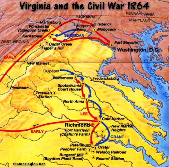 Virginia Civil War Battlefields in 1864.jpg
