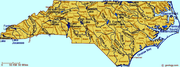 North Carolina Rivers, Lakes, Bays, Sounds Map.gif