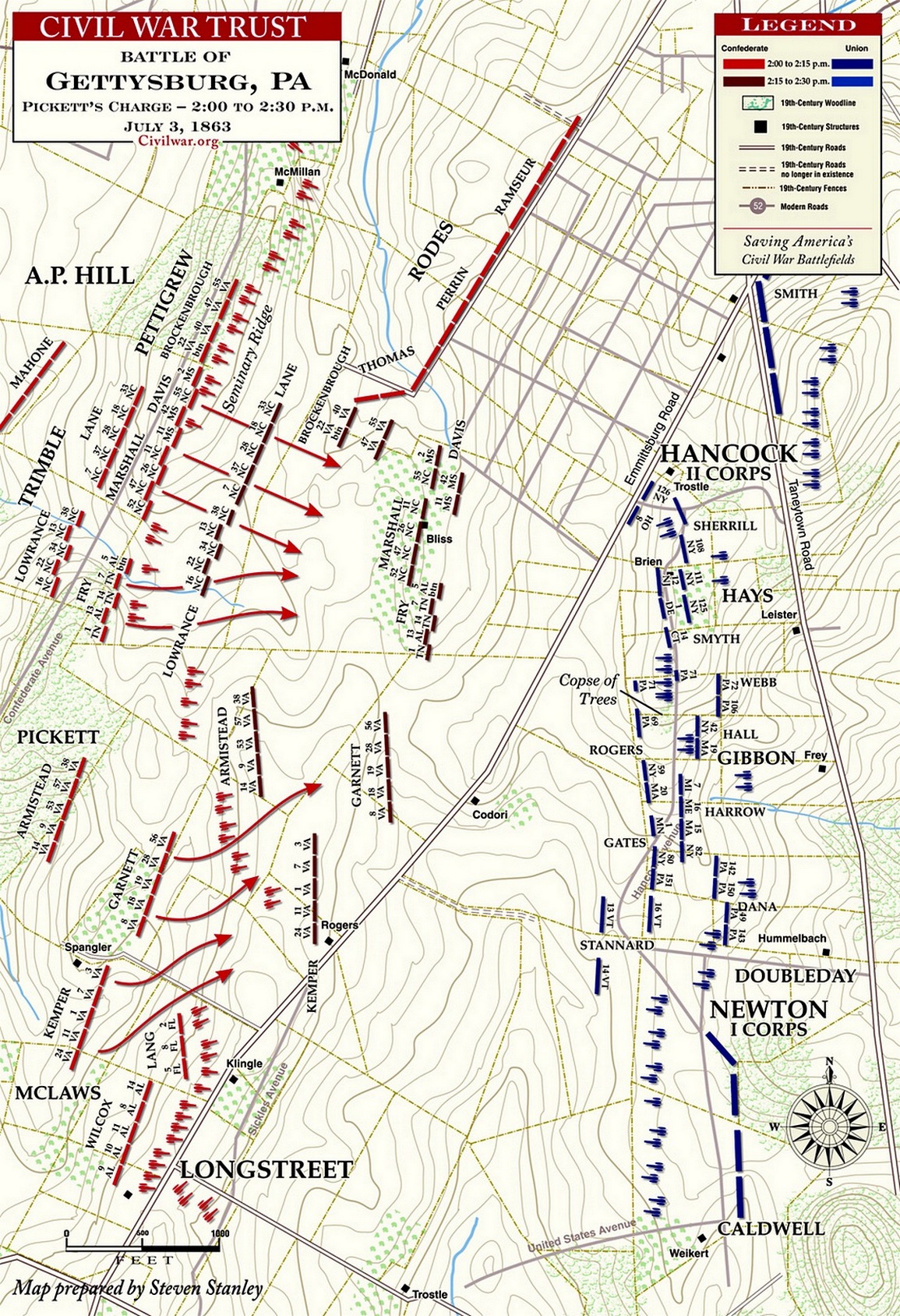 Unit's participating in Pickett's Charge.jpg