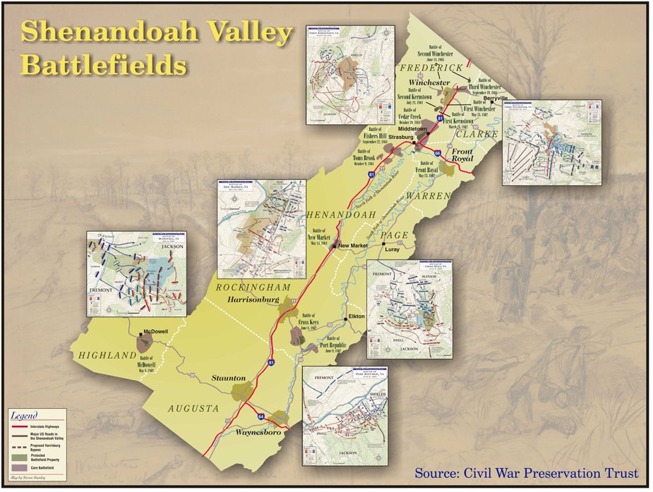 Shenandoah Valley Civil War Battlefield Map.jpg