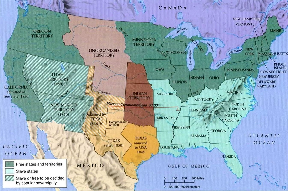 Compromise of 1850 and Popular Sovereignty Map.jpg